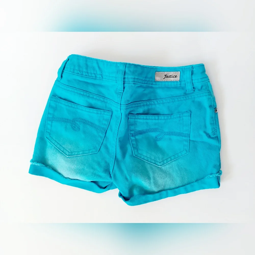 Blue Denim Shorts size 12S girls Justice‎